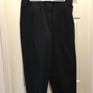 Talbots 16 petite black dress pants
